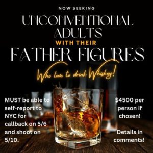 Read more about the article Casting Call for a Father’s Day Project in NYC – Pays $4500