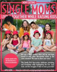 Read more about the article Casting Call for Single Moms Who Are Living Together for Family First Docu-Series