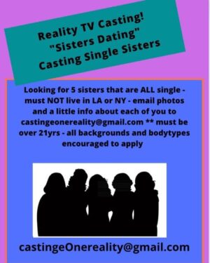 Casting Call for Large Groups of Single Sisters