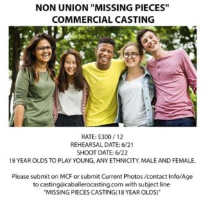 Read more about the article Casting Teens 18+and Families in Louisiana for TV Commercial