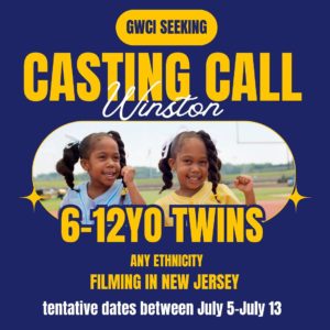 Casting Call for Twins in The New York / New Jersey Area for TV Show “Winston”
