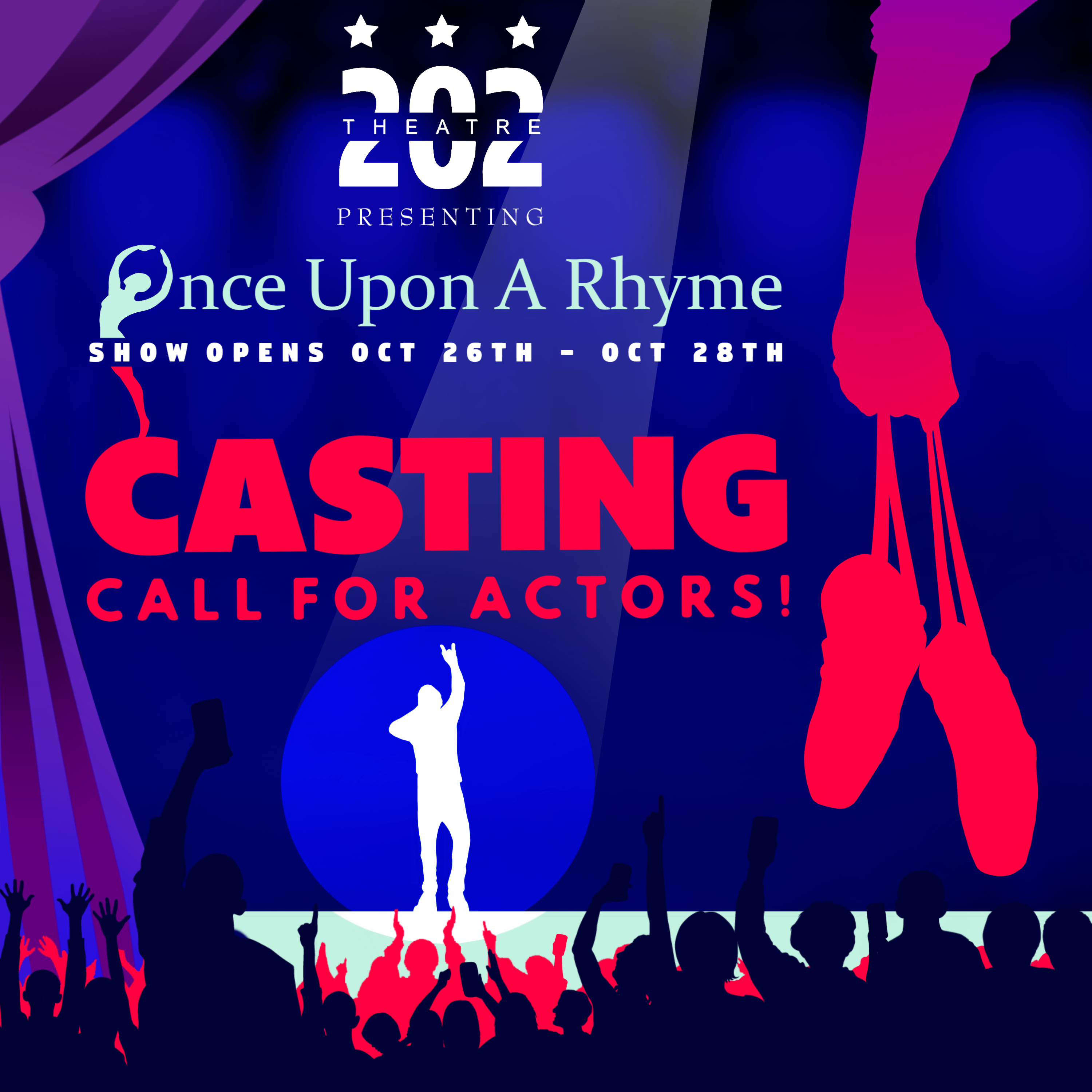 Read more about the article Theater Auditions in Washington, D.C. for “Once Upon A Rhyme: A Hip Hop Musical”