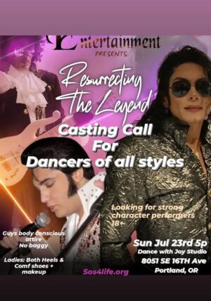 Tribute Show Holding Dancer Auditions in Portland, Oregon