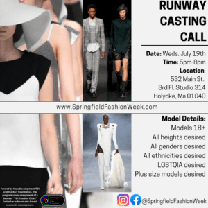Model Auditions in Holyoke, MA for Springfield Fashion Week