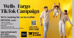 Read more about the article NYC Casting Call for A Wells Fargo Promo