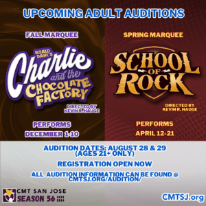 Children’s Musical Theater Auditions for “School of Rock” in San Jose, CA – Adult Actors