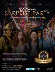 Read more about the article Casting in Los Angeles for Ultimate Surprise Party to Celebrate Local Heroes