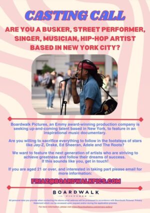 Casting New York City Based Performers for Documentary