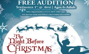 Read more about the article Kids Auditions in Logan, Utah for “The Night Before Christmas”