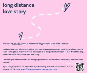Read more about the article Casting Canadians in Long Distance Relationships