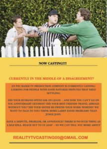 Read more about the article Casting Call for Families That Are in Disagreement