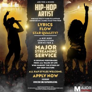 Casting Call for Rising Hip Hop Artists Nationwide