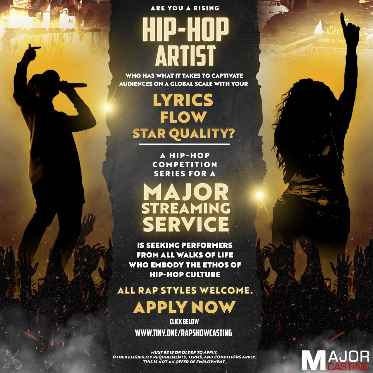 Read more about the article Casting Call for Rising Hip Hop Artists Nationwide