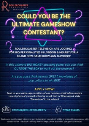 UK Casting Call for Ultimate Game Show Contestants