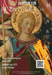 Read more about the article Shakespeare Theater Auditions in Boston, MA “Measure for Measure”