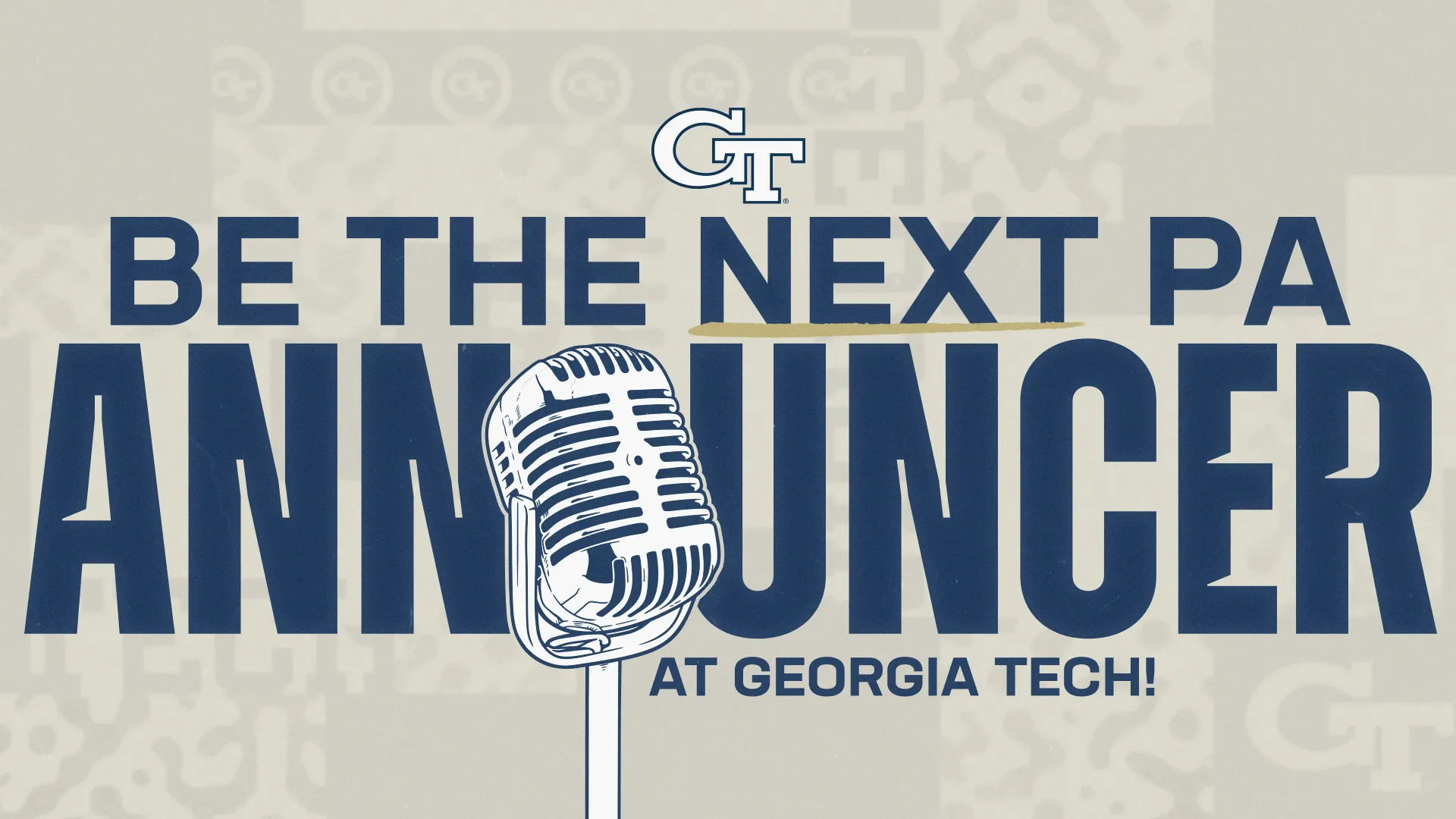 Read more about the article Georgia Tech Athletics Holding Open Auditions for a Sports Announcer