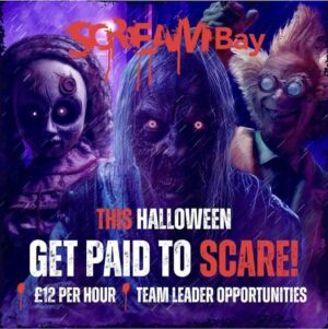 Rush Call for Paid Scare Actors / Performers in West Sussex UK at Seal Bay Resort