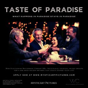 Casting Call for Those 55+ for “Taste of Paradise” Nationwide