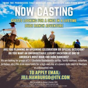Casting Groups of People to go on a Dude Ranch Adventure