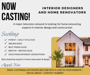 Read more about the article Now Casting Teams Who Are Home Renovation Experts
