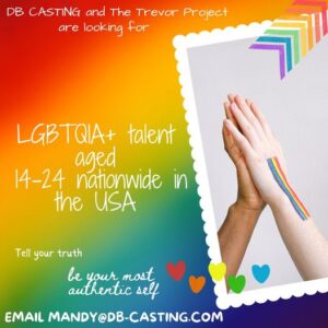 Read more about the article Casting LGBTQIA+ individuals Ages 14 to 24