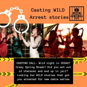 Nationwide Casting Call for People Who Got Arrested on Vacation