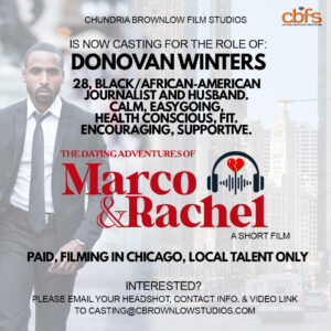 Actor in Chicago for Indie Movie Project “The Dating Adventures of Rachel and Marco”