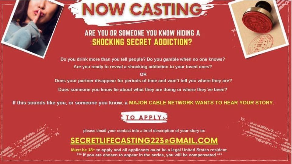 Got a Secret Addiction?