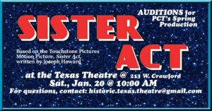 Theater Auditions in Palestine, Texas for “Sister Act”