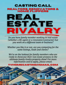 Read more about the article Real Estate Rivalry Reality Show Now Casting Realtors, Renovators & Flippers – Nationwide