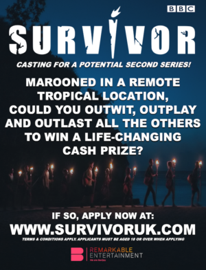 Survivor UK Now Casting in UK for a Second Survivor Series – UK Only