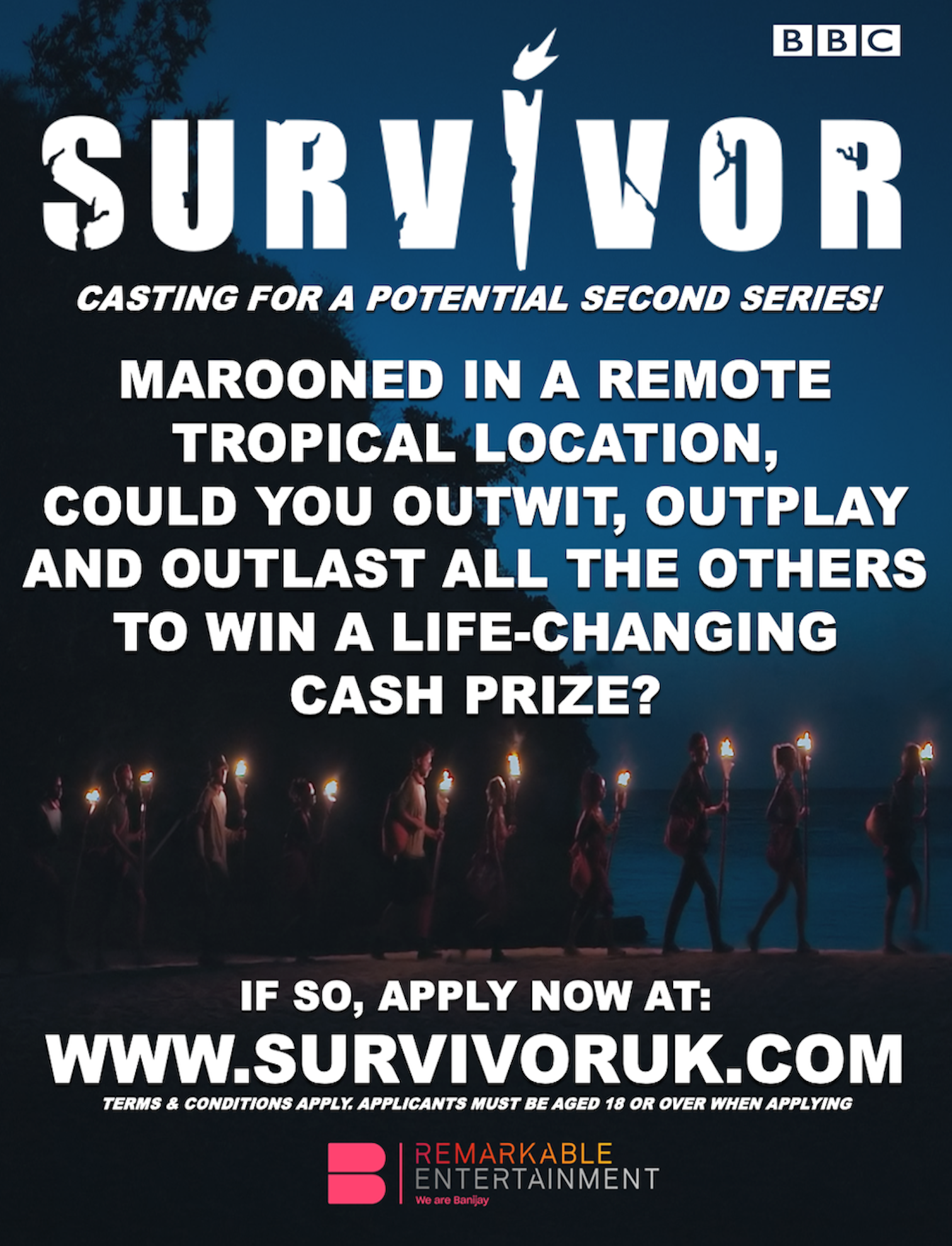 Read more about the article Survivor UK Now Casting in UK for a Second Survivor Series – UK Only