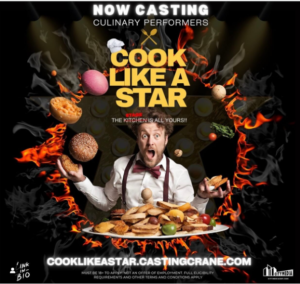 New Show “Cook Like A Star” Casting Performers Who Can Cook