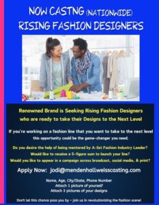 Read more about the article Casting Call for Rising Stars in Fashion Design