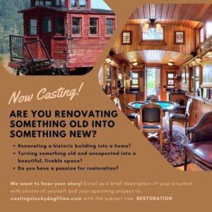 Read more about the article Renovation Show is Casting Restorers, Designers and Restoration Experts