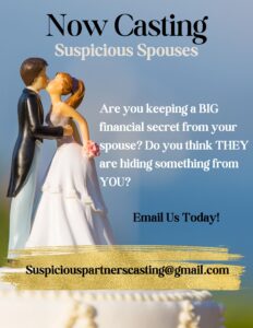 Read more about the article Now Casting Married Couple With Suspicions About Their Spouse