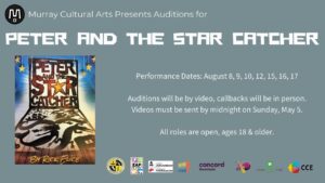 Read more about the article Open Auditions in Salt Lake City, UT for “Peter and the Starcatcher”
