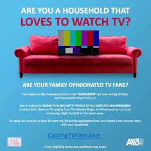 Casting Opinionated TV Fans