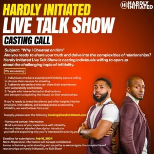 Read more about the article Talk Show Casting Call in Atlanta for Hardly Initiated Talk Show