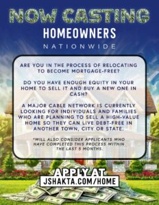 Read more about the article Casting People Selling Their Home and Moving Somewhere More Affordable