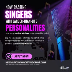 New Music Show Holding Auditions for Singers