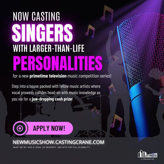 Read more about the article New Music Show Holding Auditions for Singers