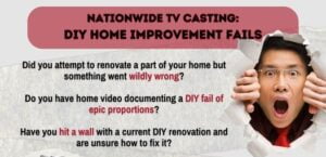 Casting Call Nationwide for DIY Fails Now Needing Professional Help