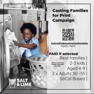 Los Angeles Casting Call for Family With Kids for Commercial / Promo