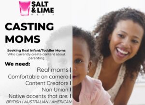 Video Auditions for Real Moms of Toddlers