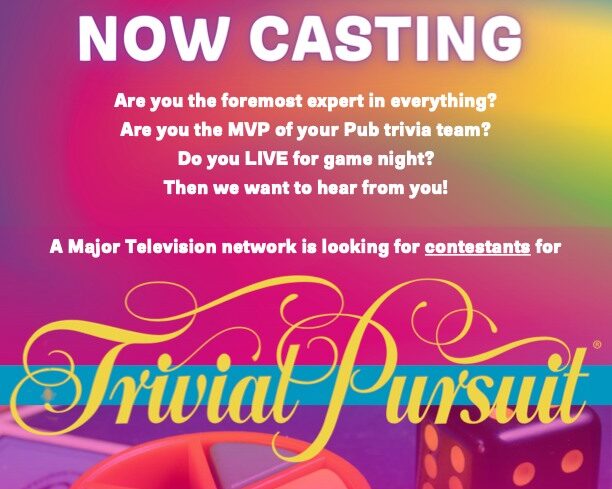 Read more about the article Audition to be a Contestant on Trivial Pursuit Game Show