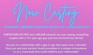 Read more about the article Major Network Casting Directors Seeking With Couples 15 Year Age Difference