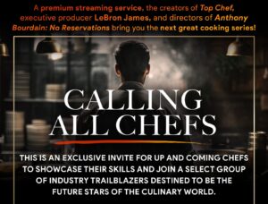 Casting Chefs for New Cooking Show – Nationwide
