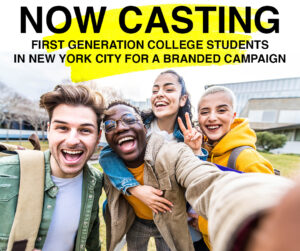 Read more about the article Ikea Branded Commercial and Ad Campaign Seeks 1st Generation College Students in NYC