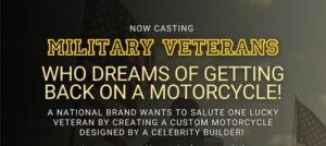 Read more about the article National Brand Wants To Build Custom Motorcycle for a Military Veteran